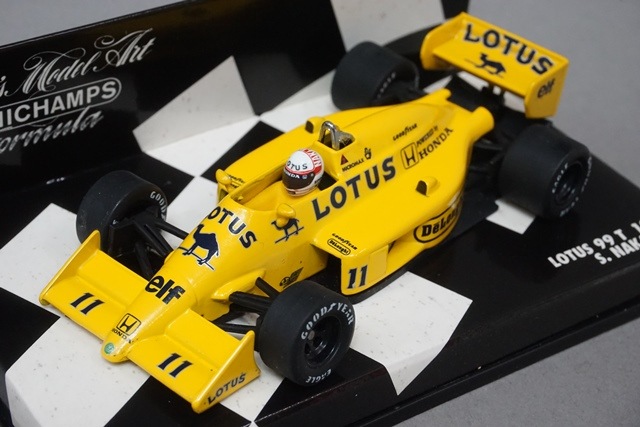 F-1 LOTUS HONDA 99T 中嶋悟 1/18 MINICHAMPS 中嶋悟 ロータスホンダ