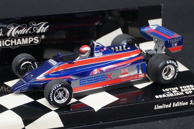 1/43 ミニチャンプス 400800011 ロータスフォード 81 M.アンドレッティ