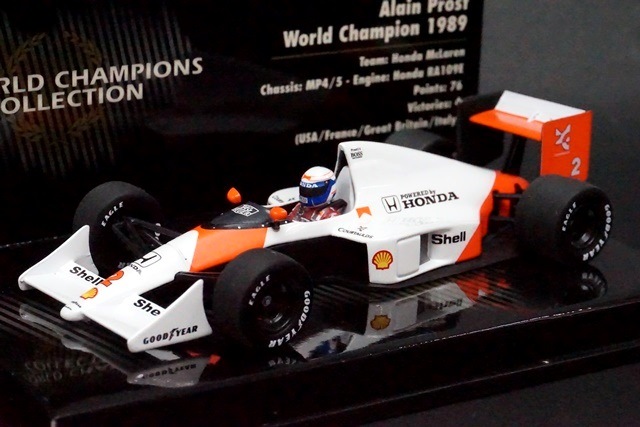 1/43 ミニチャンプス 436890002 マクラーレンホンダ MP4/5 A