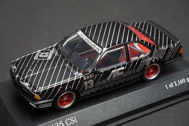 1/43 ミニチャンプス 430882613 BMW 635 CSi DTM ACシュニッツァー A 
