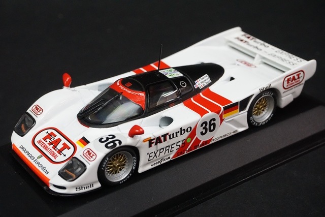 1/43 ミニチャンプス 430946436 ダウアー ポルシェ 962 ルマンGT優勝