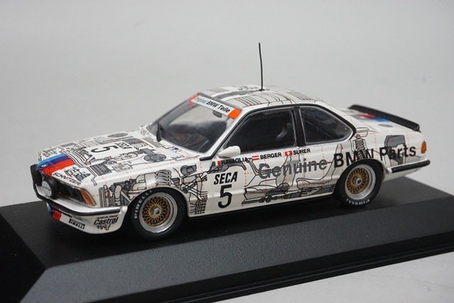 1/43 ミニチャンプス 430842805 BMW 635 CSi Spa 1984 #5, Boost Gear