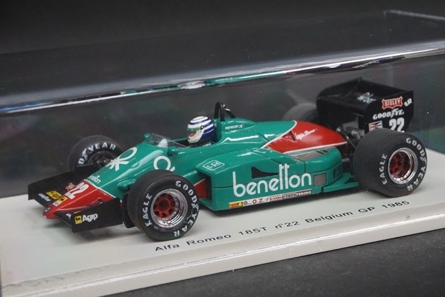 1/43 スパーク S1713 アルファロメオ 185T ベルギーGP 1985#22 R
