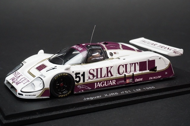 1/43 スパーク S0755 ジャガー XJR6 ルマン 1986#51 シルク