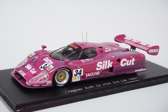 1991 ルマン24Ｈ 3位 スパーク ジャガー XJR-12 #34 再入荷】Jaguar XJR12 No34 3rd Le Mans1991 Silk Cut【ジャガー