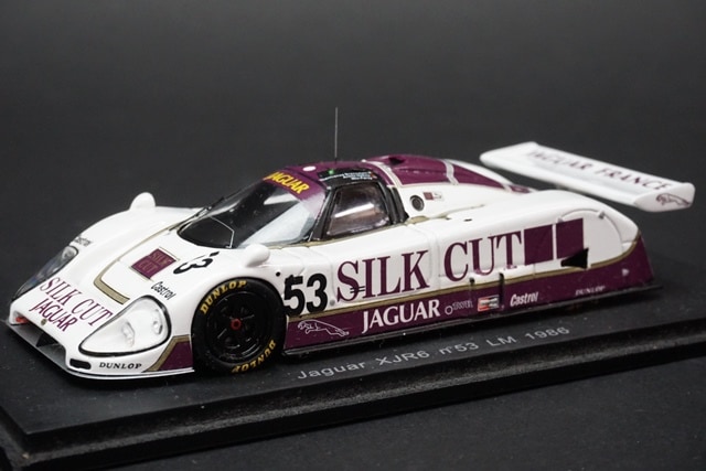 ジャガー　メタルキット　シルクカット　XJR14 シルバーストン　ミニカー ジャガー メタルキット シルクカット XJR14 シルバーストン