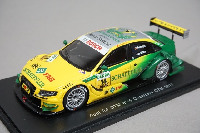 1/43 スパーク S2518 アウディ A4 DTM チャンピオン 2011 #14