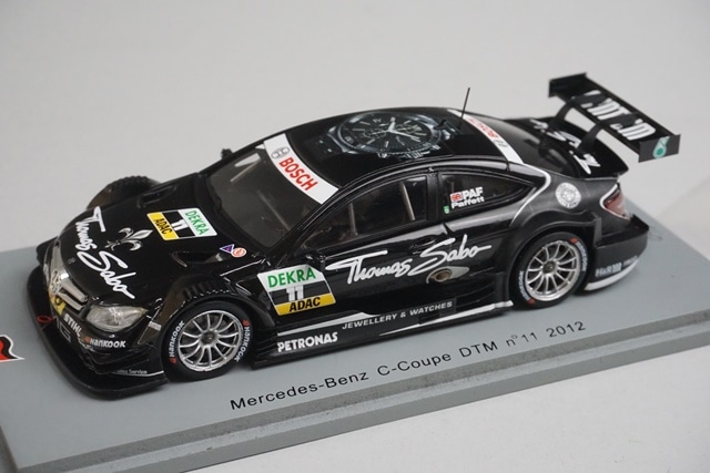 1/43 スパーク SG053 メルセデスベンツ Cクラス クーペ DTM 2012 #11 G