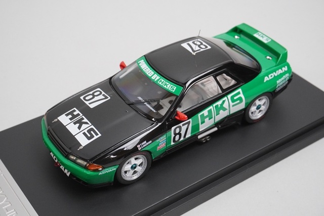 1/43 HPI 8123 日産 HKS スカイライン JTC 1992 #87, Boost Gear 1/43 HPI 8123 日産 HKS スカイライン JTC 1992 #87, Boost Gear