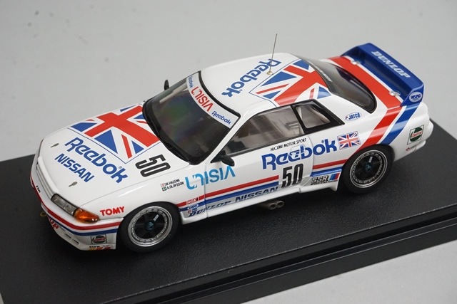 1/43 HPI 8607 日産 リーボック スカイライン GT-R JTC 鈴鹿 1991 #50