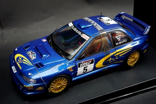 ★AUTOART　1/18スバルIMPREZA  WRC 1999 ♯5ミニカー 1:18 1999 Monte Carlo Rally -- #35 Subaru Impreza WRC