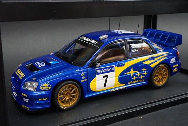 1/18 �����ȥ����� 80393 ���Х� �˥塼������ ����ץ�å� WRC �ե�󥹥�꡼ͥ�� 2003#7
