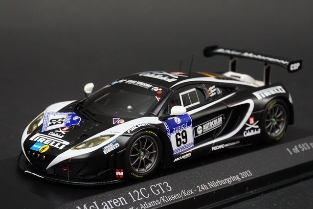 1/43ミニチャンプス 437131399 マクラーレン MP4-12C GT3 DOERR