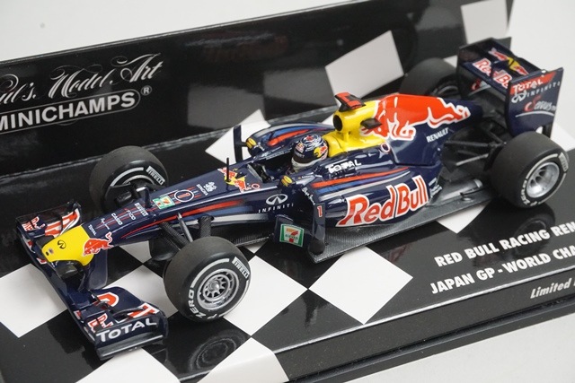 1/43 PMAレッドブルRB7S.ベッテル 日本GPチャンピオン Amazon | ミニチャンプス 1/43 レッドブル RB7 S.ベッテル 日本