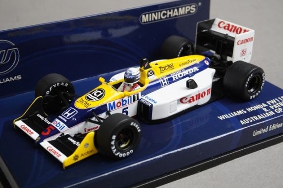 1/43 ミニチャンプス 400870095 ウィリアムズ ホンダ FW11B