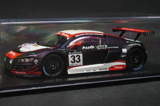 1/43 スパーク SB011 アウディ R8 LMS SPA 24h 優勝 2011 #33, Boost