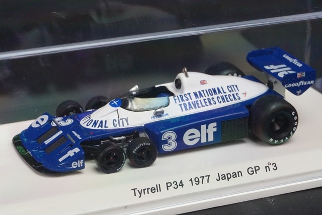 レーヴ R70023 ティレル P34 日本GP 6輪車 1977#3 美品 1/43 レーヴ/Reve R70023 ティレル P34 日本GP 6輪車 1977#3 R