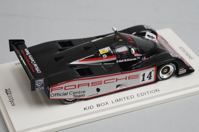 1/43 スパーク SKB43029 キッドボックス特注 ポルシェ 962C Gti-RLR