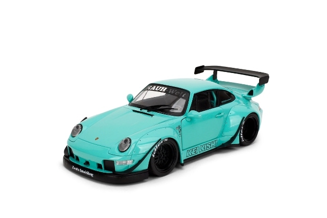 新品 JADA36463 JadaToys 1/18 ポルシェ RWB KEI KISHI ミントブルー