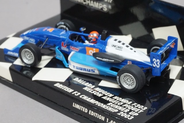 ミニチャンプス 1/ 43 ダラーラ 無限 F303 N.ロズベルグ マカオGP 2003