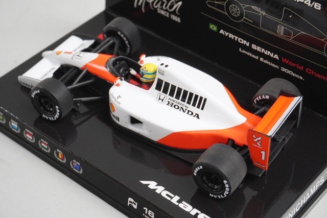 1/43 ミニチャンプス MC-ES-1622-10 マクラーレン ホンダ MP4/6