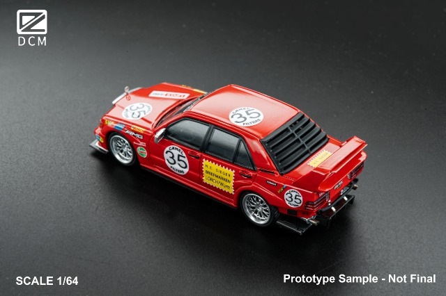 予約 DCM 1/64 メルセデス ベンツ Benz 190E 改造 Red Pig
