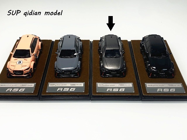 新品 SUP qidian Model 1/64 アウディ Audi RS6 C7 Avant Crock