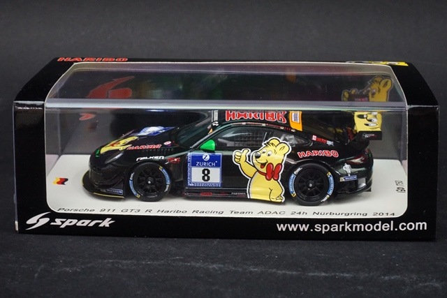 1/43 スパーク SG146 HARIBO特注 ポルシェ 911 GT3 R ADAC
