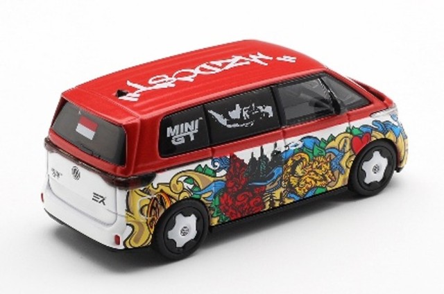 予約 MGT01209-BL TSM MINI-GT 1/64 フォルクスワーゲン ID. Buzz ミズ