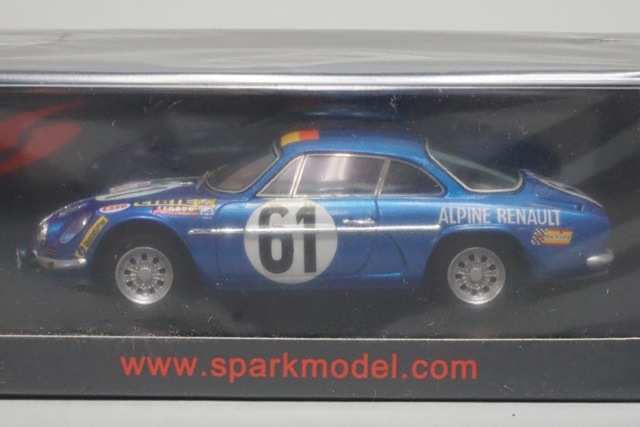 ����S6102 ���ѡ��� 1/43  Alpine A110 #61 24H Le Mans 1968 M. Nusbaumer - J. Bourdon