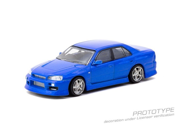 予約 T64G-088-BL-B Tarmac Works 1/64 URAS Skyline ER34 Blue