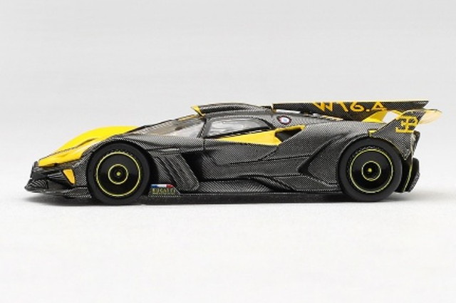 予約 MGT01229-L TSM MINI-GT 1/64 ブガッティ ボライド イエロー ( 左