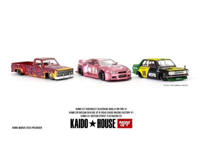 ���� KHMG131 TSM MINI-GT 1/64 ���� ���åȥ��� ���ȥ꡼�� 510 Racing V2 (���ϥ�ɥ�) 