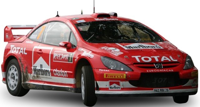 予約 4679 サンスター 1/18 プジョー 307 WRC 2005年 ラリージャパン