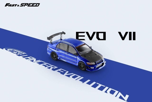 予約 Fast Speed FS 1/64 三菱 ランサー 9 Mitsubashi Lancer EVO VII