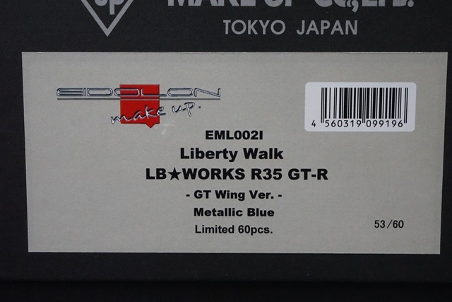 1/18 �ᥤ�����å�/�����ɥ��� EML002I LB��WORKS R35 GT-R LB��PERFORMANCE 20in. Whee �᥿��å��֥롼 ����60��