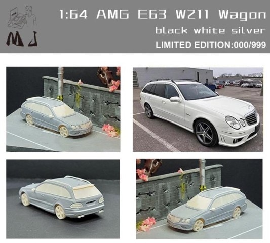 予約 MJ 1/64 メルセデス ベンツ ワゴン Mercedes Benz AMG E63 W211