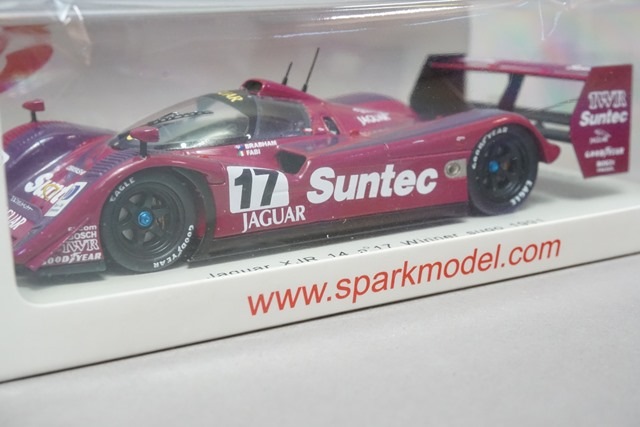 スパーク 1/43 ジャガー XJR14 Winner sugo 1991 1/43 スパーク SJ014 ジャガー XJR14 SUGO優勝 1991#17 限定500台
