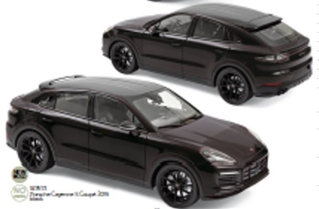 予約187673 ノレブ 1/18 ポルシェ カイエン S クーペ 2019 ブラック