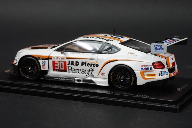 1/43 スパーク SB133 ベントレー Continental GT3 #30 - 24h SPA 2016
