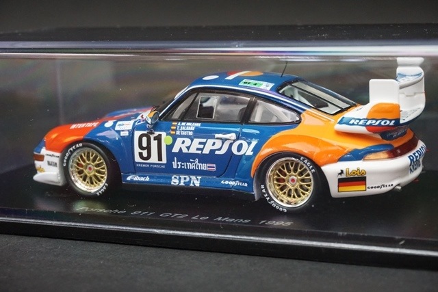 1/43 スパーク S5512 ポルシェ 911 GT2 ルマン 1995#91, Boost Gear