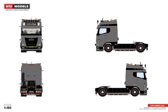 予約 04-2235 WSI 1/50 Premium Line Dutch Commander MAN TGX GX 4X2