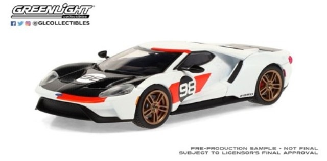 ͽ��86192 GreenLight 1/43 �ե����� GT 2021 #98 GT Heritage Edition Ken Miles and Lloyd Ruby 1966 24 Hours of Daytona MKII Tribute 