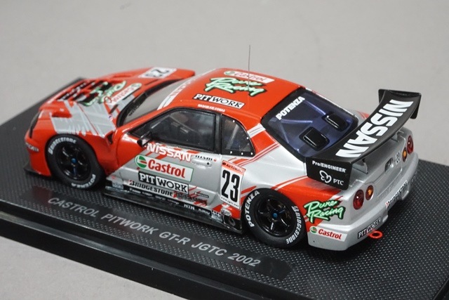 1/43 エブロ P408 カストロール ピットワーク GT-R JGTC 2002