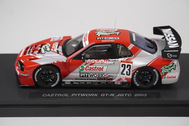 1/43 エブロ P408 日産 カストロール ピットワーク GT-R JGTC