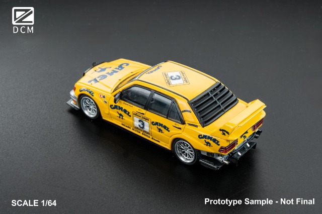予約 DCM 1/64 メルセデス ベンツ Benz 190E 改造 Camel Yellow, Boost