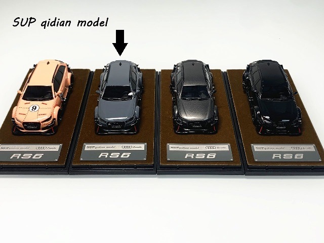 新品 SUP qidian Model 1/64 アウディ Audi RS6 C7 Avant Crock