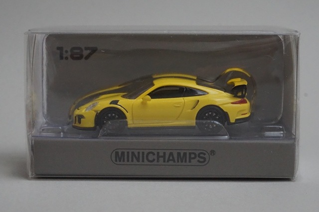新品870063222 ミニチャンプス 1/87 ポルシェ 911 GT3 RS 2013