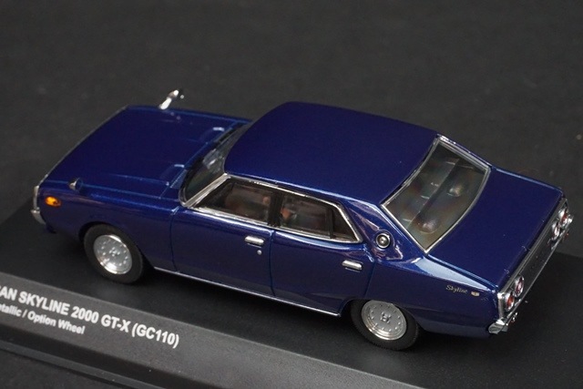 1/43 京商 03272BL 日産 スカイライン 2000 GT-X (GC110) ブルー
