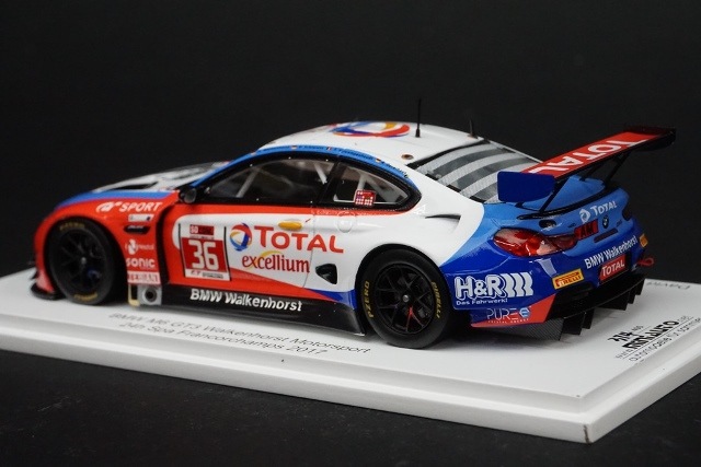 BMW M6 GT3 36 24 Heures de Spa Francorchamps 2017 Minichamps 437172636